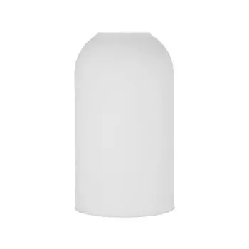 Узкий скругленный цилиндр, цвет белый матовый, диаметр -90мм, высота 165 мм