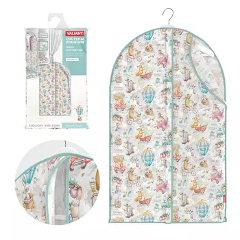 VAL KTR-CZ-100 Чехол для одежды с боковой молнией, 60*100 см, ПУТЕШАСТИКИ