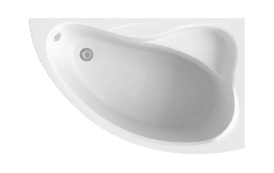 Ванна Вектра 1500х900 мм, левая, с каркасом