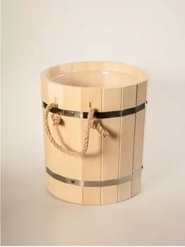 Ведро с пластиковой вставкой + упаковка в термопленку 18л.