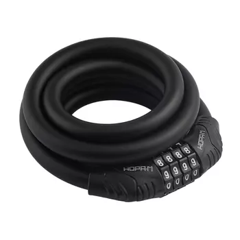 Велосипедный замок №21 - Черный - 12x1500 мм - 18296