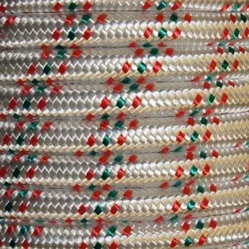 Веревка 6 мм, плетеная, полиамидная, 16-прядная, цветная