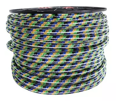 Веревка d=14 мм, плетеная, комбинированная, 24-прядная