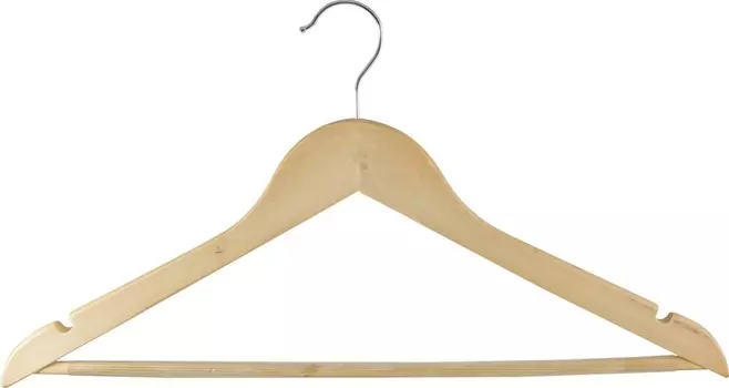 Вешалка деревянная Рыжий кот W2-PA с перекладиной