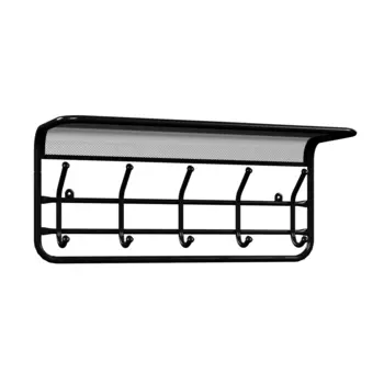 Вешалка с полкой "Гранада 21", цвет черный