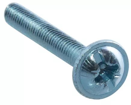 Винт 4*25 мм для крепления ручки, никелированный, 4 шт