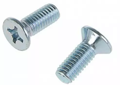 Винт Tech-Krep 3х12 мм DIN965 с потайной головкой оцинкованный, 10 шт