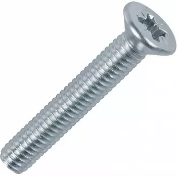Винт Tech-Krep 4х60 мм DIN965 с потайной головкой оцинкованный, 8 шт