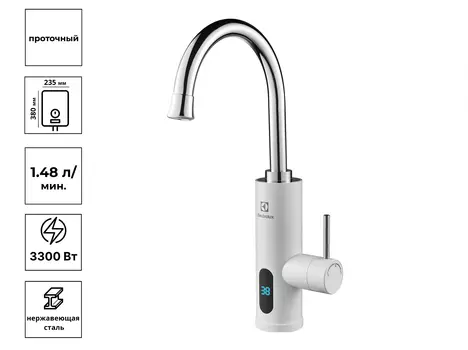 Водонагреватель проточный Electrolux Taptronic ,White