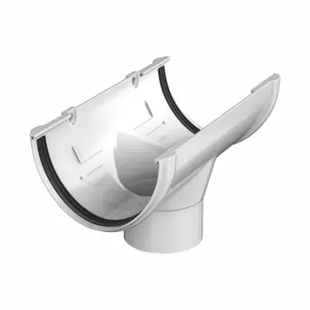 Воронка желоба ТехноНиколь ПВХ, белый