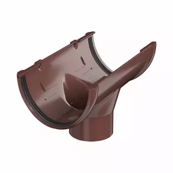 Воронка желоба ТехноНиколь ПВХ, коричневый