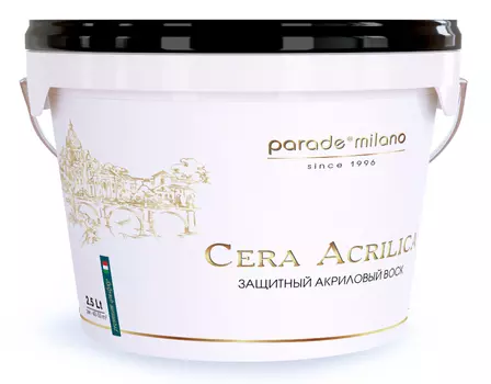 Воск декоративно-защитный акриловый Parade Cera Acrilica 2,5л