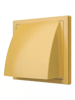 Выход стенной вытяжной КФВ фланец D150/160 обр.клапан 190х190 ASA Beige
