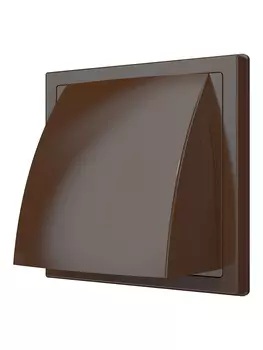 Выход стенной вытяжной КФВ фланец D150/160 обр.клапан 190х190 ASA Brown