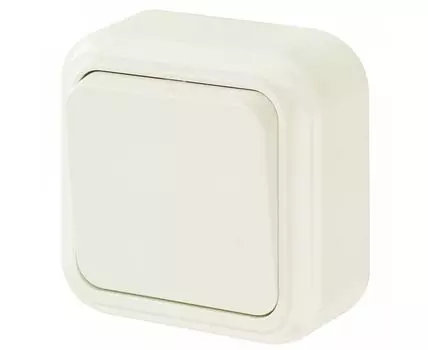 Выключатель 1-клавишный BYLECTRICA Пралеска, бежевый