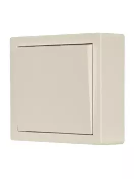 Выключатель 1-клавишный LETO LEZARD, кремовый