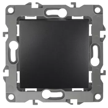 Выключатель Эра12, 10АХ-250В, антрацит