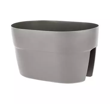 Ящик балконный на перила InGreen Villa de Fiori, двусторонний, 40см, 12л, фиксаторы, французский пла