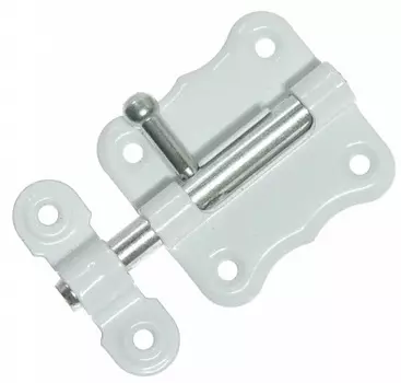 Задвижка накладная Tech-Krep - 2 белая