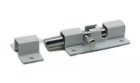 Задвижка ШП-50 прямоугольная, белый/цинк