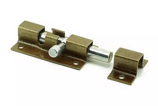 Задвижка ШП-50 прямоугольная, коричневый/цинк