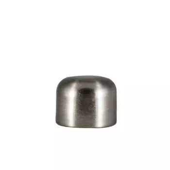 Заглушка D25 Закругленная Хром