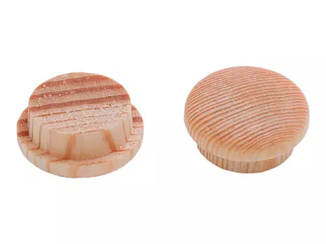 Заглушка D=15 мм, сосна, 20 шт