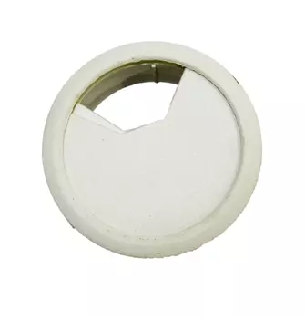 Заглушка для проводов белая (уп. 1шт.)