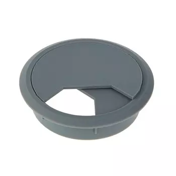 Заглушка для проводов серая (уп. 1шт.)