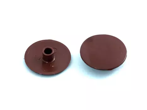 Заглушка к эксцентрику, коричневая, 25 шт