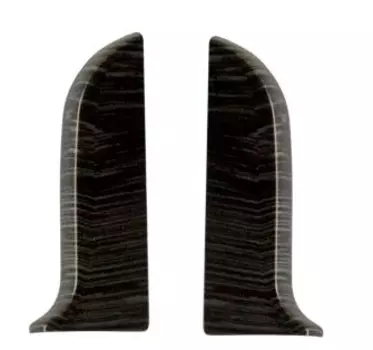 Заглушка к плинтусу Salag (левая+правая) NGF56 86 дуб горелый (2шт/упак)