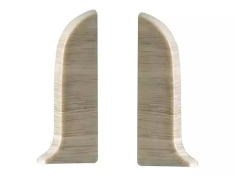 Заглушка к плинтусу Salag (левая+правая) NGF56 G0 дуб арктический (2шт/упак)