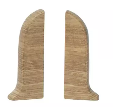 Заглушка к плинтусу Salag (левая+правая) NGF56 77 дуб каньоно (2шт/упак)