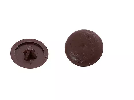 Заглушка на шуруп РZ2 KHS 3.5, коричневая, 100 шт