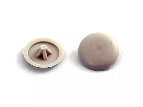 Заглушка на шуруп РZ2 KHS 3.5, светло-серая, 50 шт