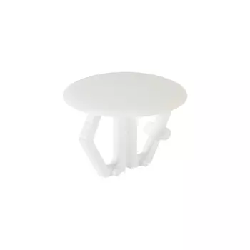 Заглушка пластиковая под отверстие белая