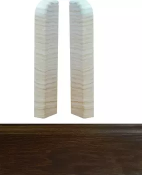 Заглушка STRONG 80мм Дуб Филадельфия коньяк (пара)