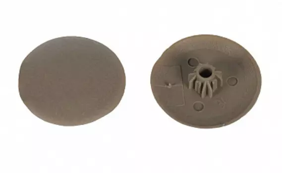 Заглушка Tech-Krep №2 темно-бежевая, 50 шт