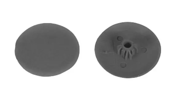 Заглушка Tech-Krep №2 темно-серая, 50 шт