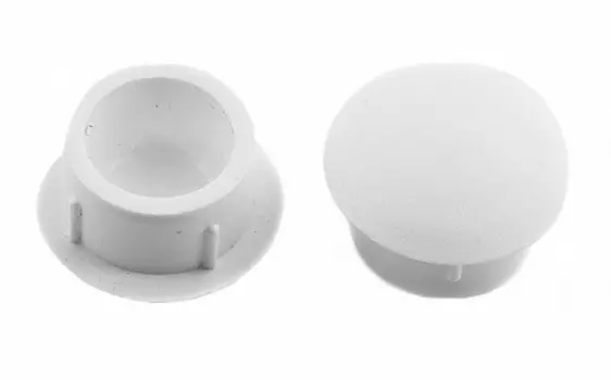 Заглушка Tech-Krep декоративная 10 мм белая, 35 шт