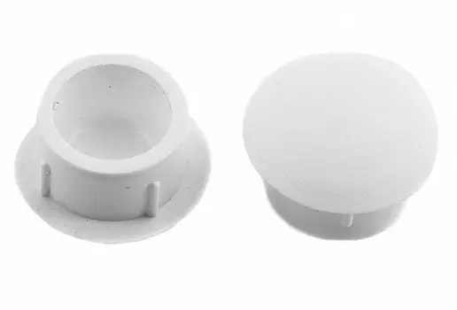 Заглушка Tech-Krep декоративная 12 мм белая, 30 шт