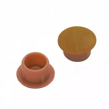 Заглушка Tech-Krep декоративная 12 мм дуб, 30 шт