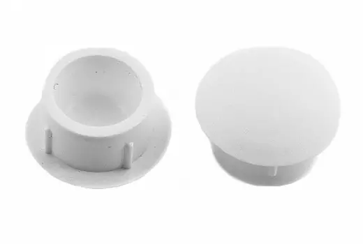 Заглушка Tech-Krep декоративная 14 мм белая, 30 шт