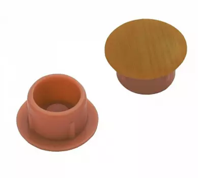 Заглушка Tech-Krep декоративная 8 мм дуб, 35 шт