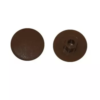 Заглушка темно-коричневая, 15шт