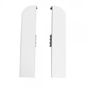 Заглушка торцевая МС EXTRA Белый (пара)