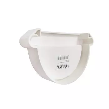 Заглушка желоба Murol ПВХ, белый