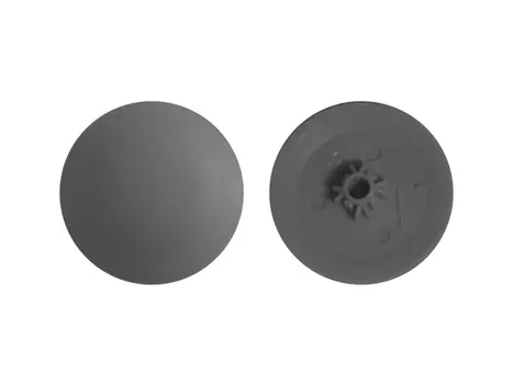 Заглушки декоративные темно-серые, 35шт