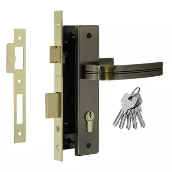 Замок врез. N106-70 Л ст.бронза