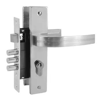 Замок врезной 109-62 мм (мат.хром)